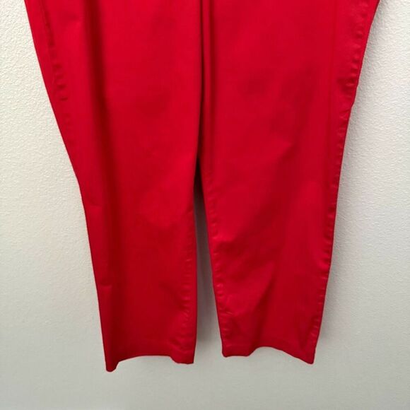 KUT FROM THE KLOTH | Tapered Trouser Cropped Cherry Red Ankle Pull On Pants | 16 - Picture 3 of 9
